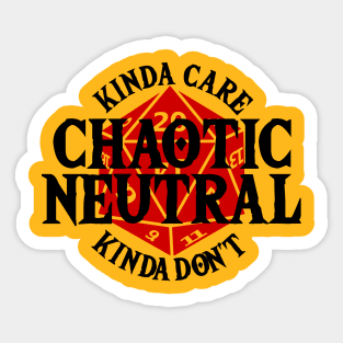 Chaotic Neutral Sticker